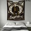 supernatural Wall Tapestry Aesthetic Wall Hanging Printed Fabric Blanket Decorative Tapestries for Bedroom Living Room Home Decor