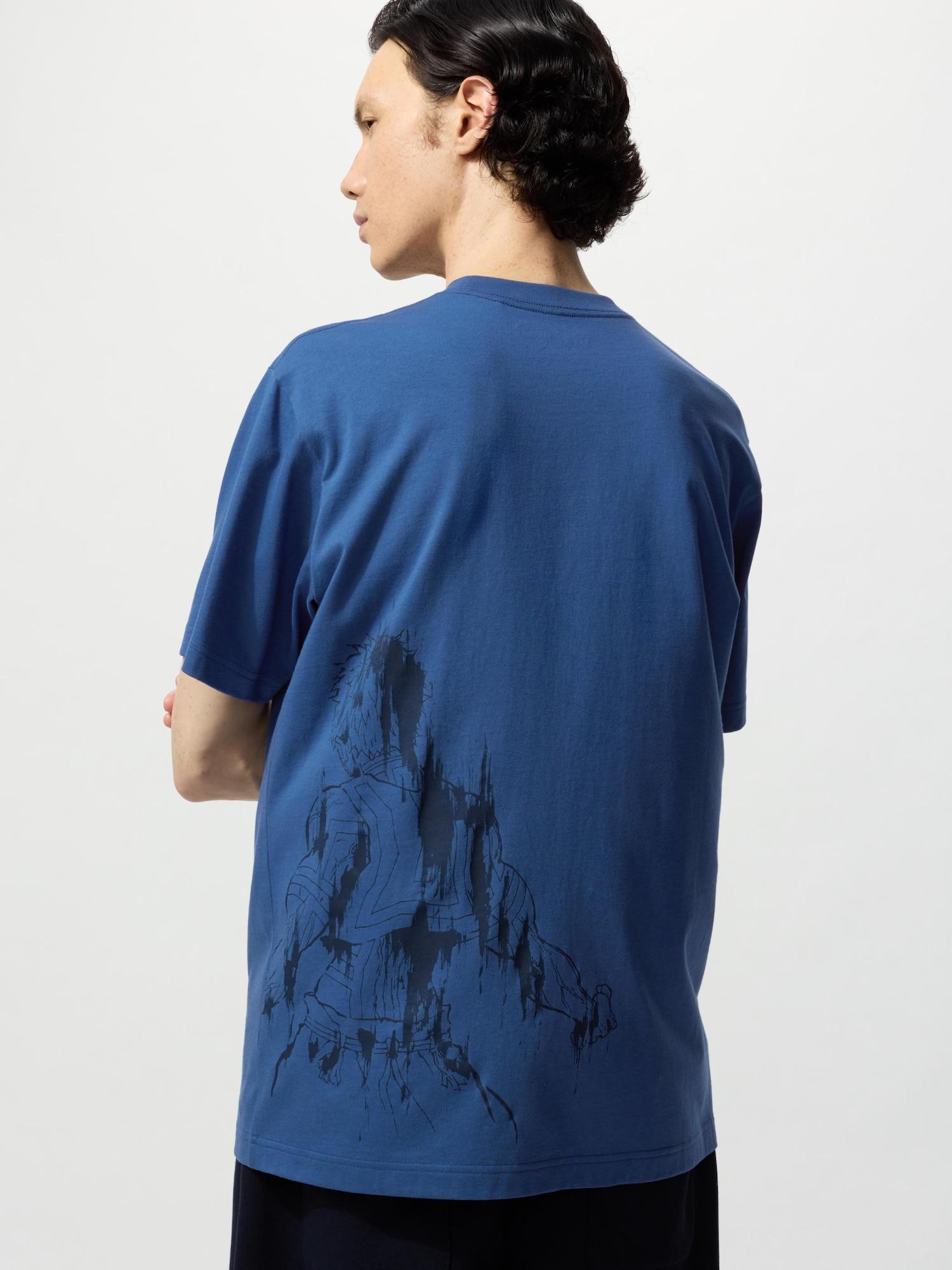 

Uniqlo Япония Истребитель демонов Ута 66 BLUE/3XL