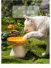 Ceramic Elevated Cat & Dog Bowl - Anti-Tip Design for Cervical Spine Protection - Food & Water Bowl