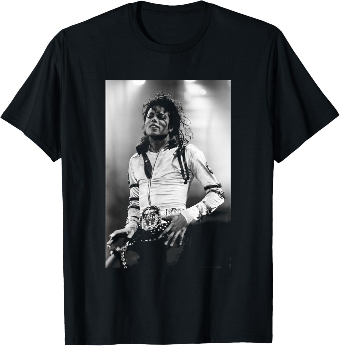 Michael Jackson Performing Live at Aintree Bad Tour T- Unisex T-Shirt XXXXL