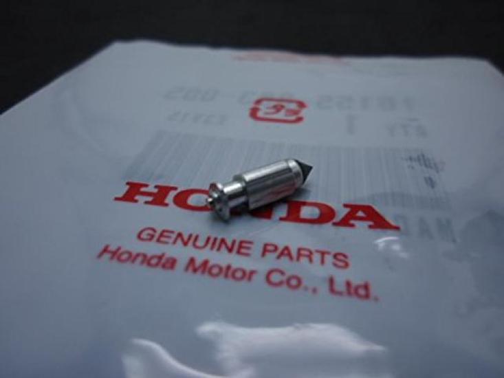 Brand new genuine Honda motorcycle Monkey float valve Fits Super Road Tact Hunter Lead Spacy part 16155-883-005. Cub, NS-1, Pal, Gyro, Fullmark,