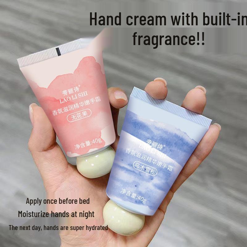 Gardenia Scented Hand Cream for Women: Moisturizing, Nourishing, Whitening & Long-Lasting Protection Against Chapping for Autumn & Winter.