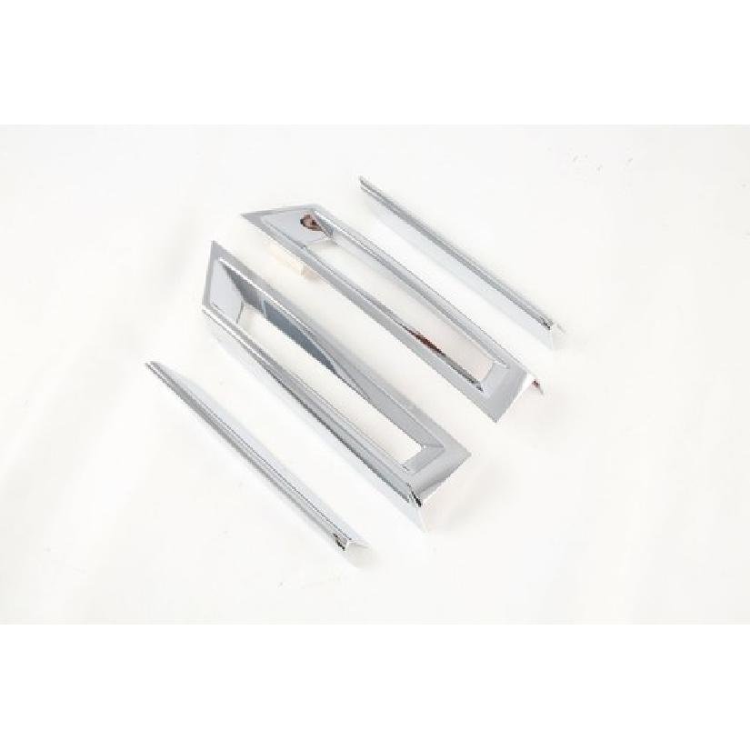 Chrome Front Fog Light Lamp Cover Trim for - Honda CRV CR-V High End 4pc