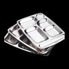 304 Stainless Steel Divided Lunch Plate