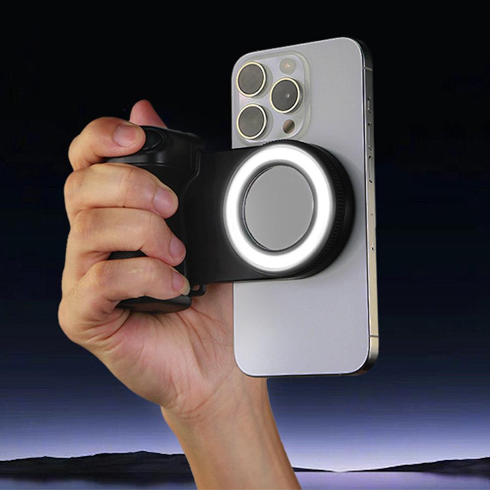 Pro Magsafe Bluetooth-kompatibilní spoušť Selfie rukojeť Stabilizátor fotoaparátu Držák telefonu Natáčení pro Android iPhone 16 15 14