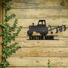 Custom Tractor Metal Wall Art for Farmhouse Decor Personalized Name Sign Gift