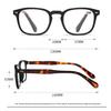 Unisex Spring-Temple Retro Reading Glasses – Fashionable & Versatile for Business & Casual Use