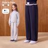 PawinPaw Girls' Cartoon Bear Straight-Leg Casual Pants