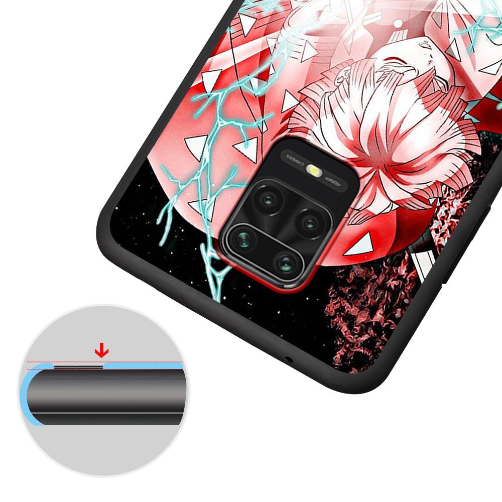 Demon Slayer Case for Xiaomi Redmi Note 9S 9 8 10 11 Pro 9C 9A 7 8T 7A 8A 10S 11T 11E 9T Black Soft Silicone Phone Cover Shell