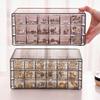 Jewelry Box Organizer Jewelry Cases for Women Girls Plastic Storgae Container with Grids for Earring, Ring, Necklace, Bracelets