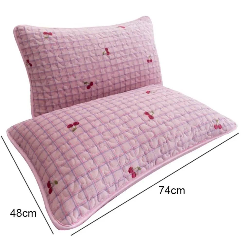 Cute 48*74cm Pillow Cover Cotton Velvet Pillow Case Protector Warm Rectangle Pillowcase Autumn/Winter