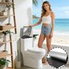 100x40cm Isolierter Toilettentank-Liner Wasserdichte Selbstklebende Frostschutzmatte Toiletten-Anti-Kondensations-Kit für Badewanne Dusche