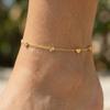 Dainty Heart Chain Anklet For Women,Stainless Steel Love Pendant Anklets,Fashion Charm Summer Jewelry Gift