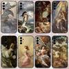 Renaissance Art Painting Phone Case For Samsung Galaxy A13,A21s,A22,A31,A32,A52,A53,A71,A80,Soft Black Shell