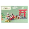 Decole Corporation concombre Manpuku Maneki Neko (Lucky Cat) with Felt Mat Size: Approx. W3.4 D3 H5.