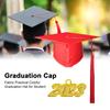 Academic Hat Reusable Tear-resistant with Tassel Adult Children Graduation Party Accessory