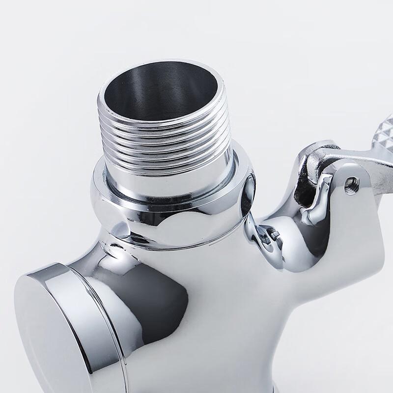 Brass Foot Pedal Squat Toilet Flush Valve