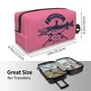 Fishing Travel Toiletry Bag Women Fisherman Cosmetic Organizer Beauty Storage Dopp Kit
