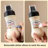 350ML Sauce Squeeze Bottle Five Hole Plastic Ketchup Bottle Sauce Honey Dispenser Container Kitchen Condiment Olive Oil Bottles