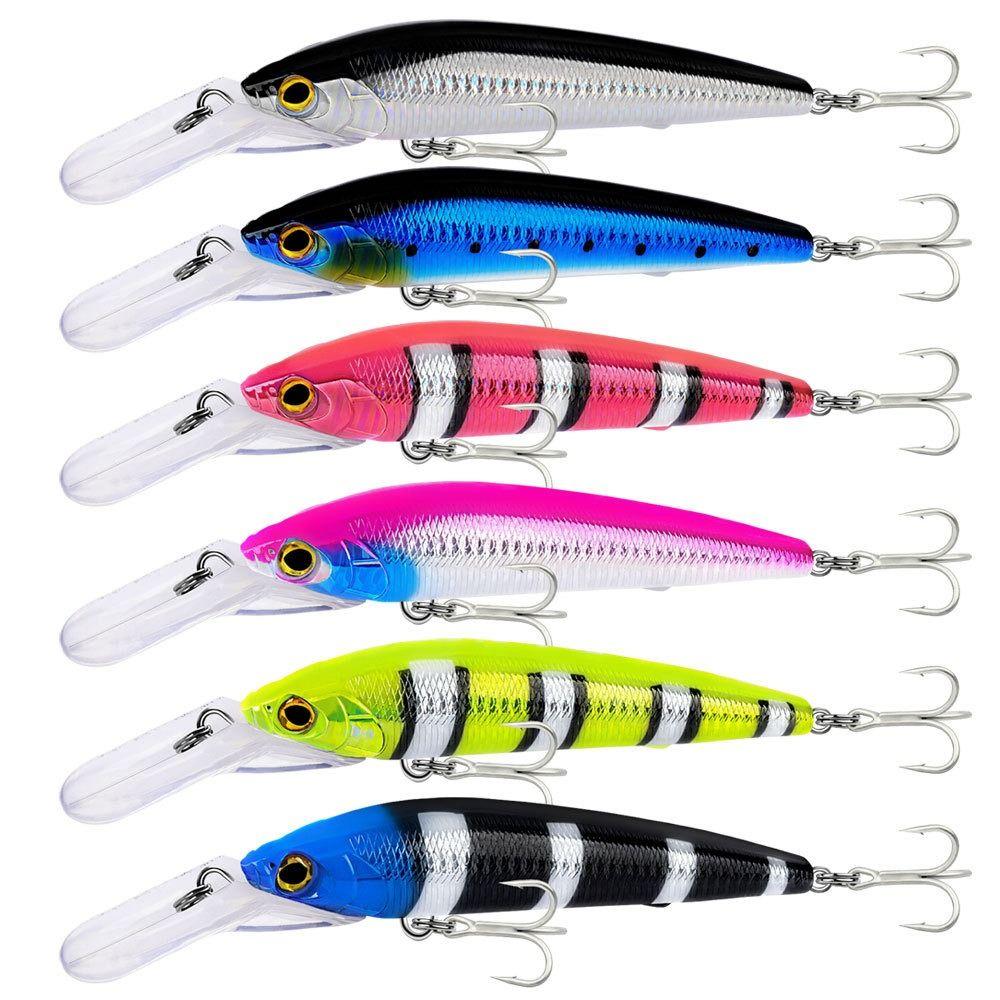 

18.5cm 41g Bamino Bait Sink Lure Bait Mino Floating Hard Fishing Bait Perch style 1