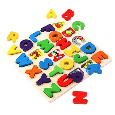 Todoribro Alphabet Trojrozměrné puzzle Woodentoy-B, 1, 26 kusů, Korea Nejlepší puzzle pro batolata