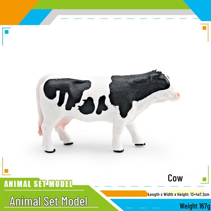 Cross-Border Wild Animal Model: Children s Cognitive Dairy, Long-Horned Bull, Yellow Cow, Antelope Cow Decoration