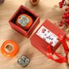 Persimmon Ruyi Scented Candle Gift Box Creative Ceramic Birthday Gift Fragrance Souvenir Persimmon Candle
