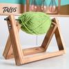 Knitting Supplies for Beginners Wooden Crochet Yarn Holder, Rotatable Portable Organizer Rack, Stable Wood Spindle Mortise And Tenon Frame Dispenser