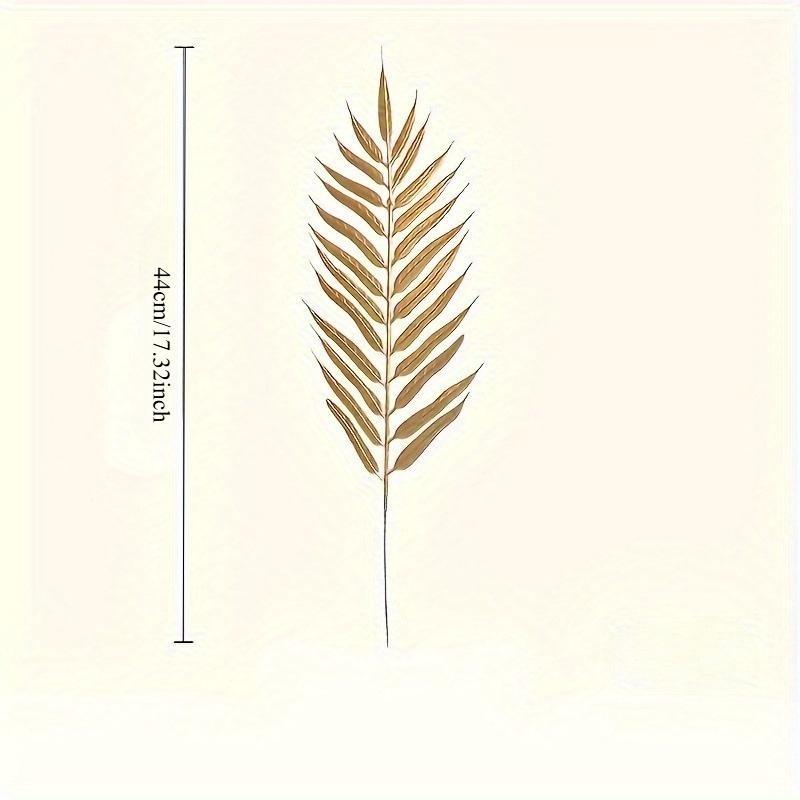 10pcs/5pcs Golden Willow Leaf Simulation Golden Leaves, Wedding Centerpieces, Bridal Showers, Parties, Garden Decor New Year