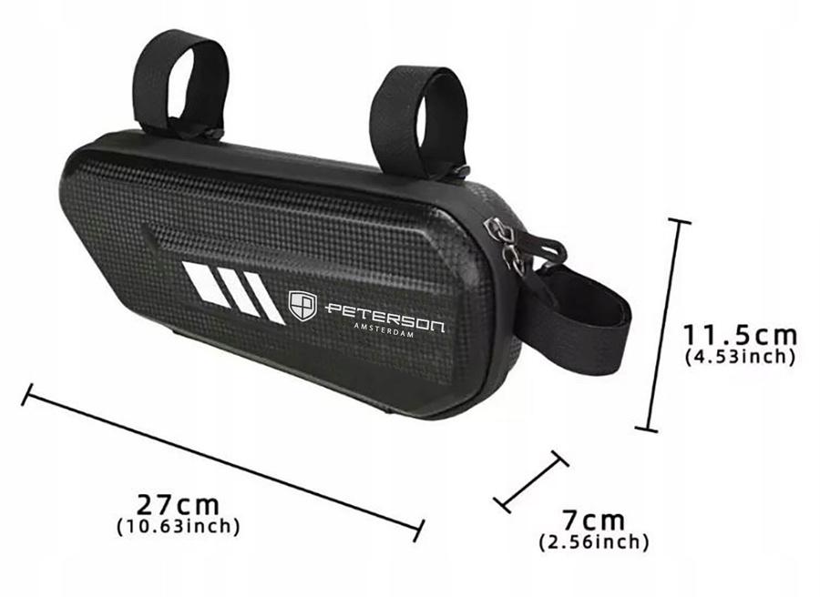 Waterproof bike frame bag - Peterson