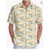 A new large-size men's fashion digital printing short-sleeved shirt in summer from the source manufacturer