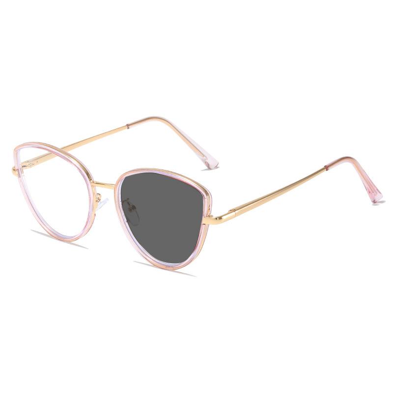 Brand Design Square Cat Eye Frame Myopia Glasses Anti Blue Ray Computer Women Near Sight Eyewear Prescription