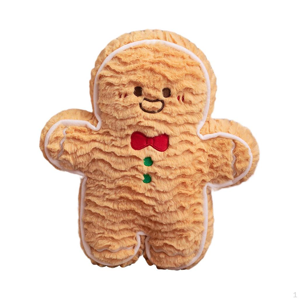 Cartoon Biscuit Man Pillow for Festive Couch Setup