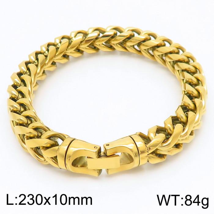 Trendy Minimalist Dragon Bone Chain Titanium Steel Bracelet