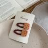 Wool Felt Cartoon Bread Slices Biscuits BB Clip Cute Bangs Side Clip Hairpin Funny Hair Clip Children's Hair Accessories