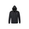 Logo Print Zip-Up Kapuzenjacke Herren Oberbekleidung Schwarz FJ7772-010