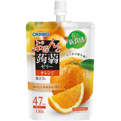 Orihiro Plundry Purun Konnyaku Jelly ST Orange 130g Other (check Locks, Tongue Cleaners, Etc.) Other (check Locks, Tongue Cleaners, Etc.)