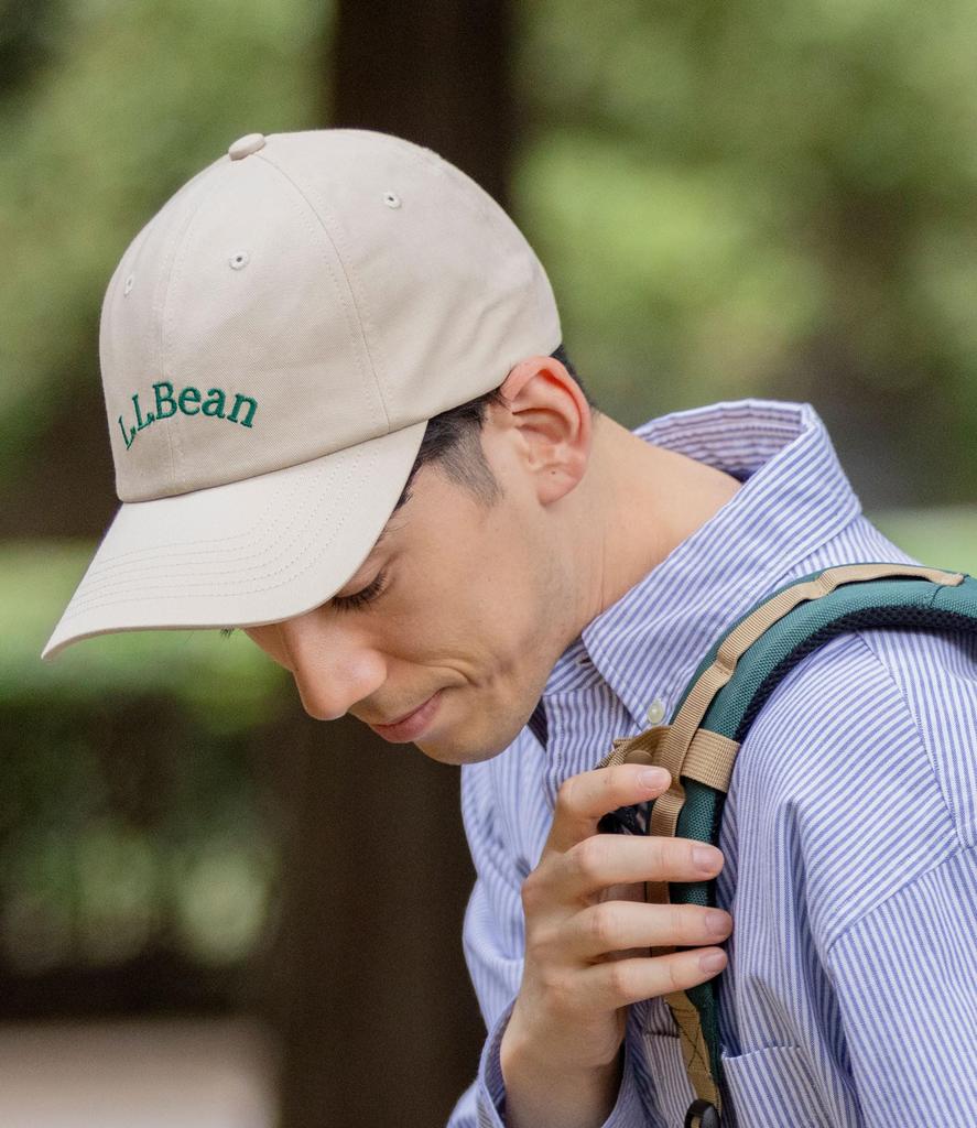 [L.L.Bean] Men's Organic Twill Deep Crown Cap, Size L, Navy Blue, CJ90121006