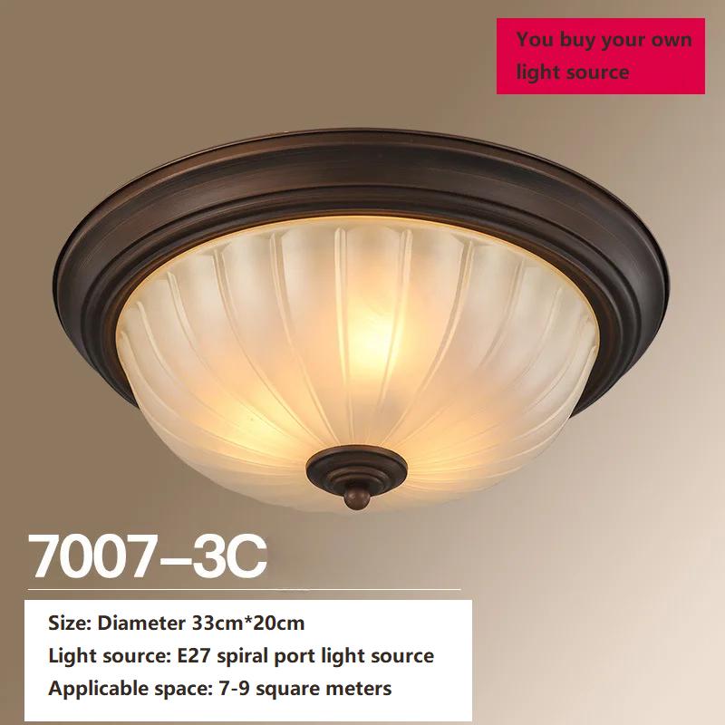 Retro Round Ceiling Lamp Bedroom Light Lamp Balcony Light LED Decorative Lamp