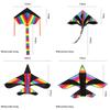 Modern Minimalist Style Colorful Triangular Kite For Children And Adults