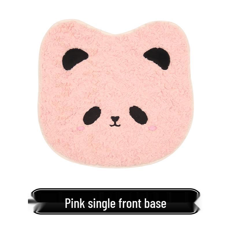 Panda Winter Plush Car Seat Cushion for Toyota bZ3, Corolla, RAV4, Rongfang, bZ5