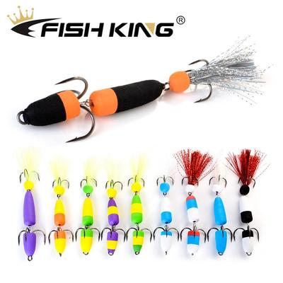 FishKing 1PC Soft Bass Lure Insect Lure With Sharp Hooks Weight 3.4G 4.7G Big/Small Size