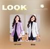Women's Petite Purple Wool Suit Jacket - High-End Spring/Autumn 2024 Collection