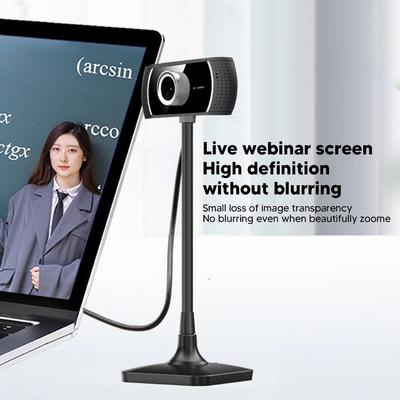 Plug and Play Webcam HD with Microphone Drive Free Live Streaming Camera  Video Conferencing