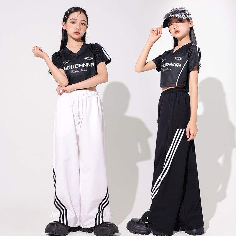 Children's Street Dance Hip-Hop Jazz Performance Costume and Practice Outfit
