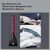 Ice Scrapers For Car Windshield Ergonomic Portable Auto Supplies With Silicone Handle Lightweight Snow Shovels For Truck SUV