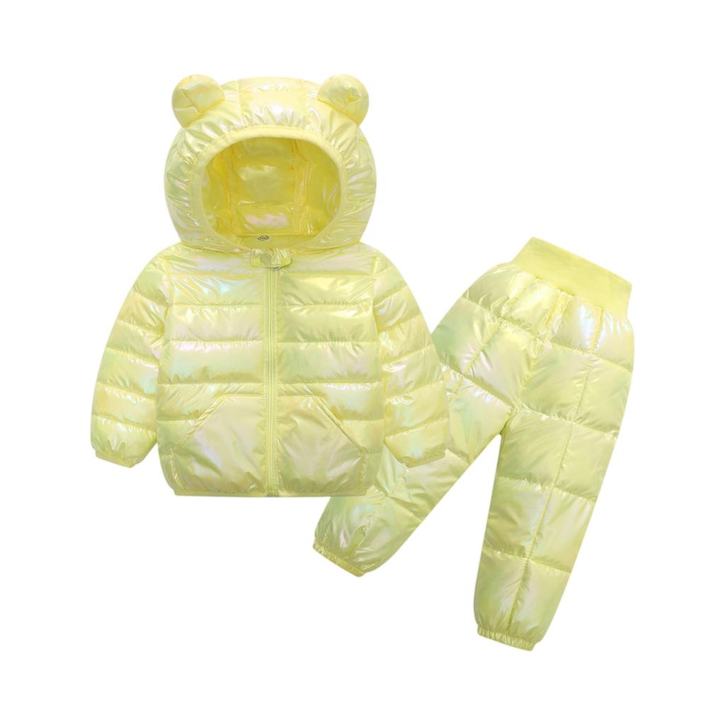 Kids' 2 Piece Set Quilted Cotton Outerwear