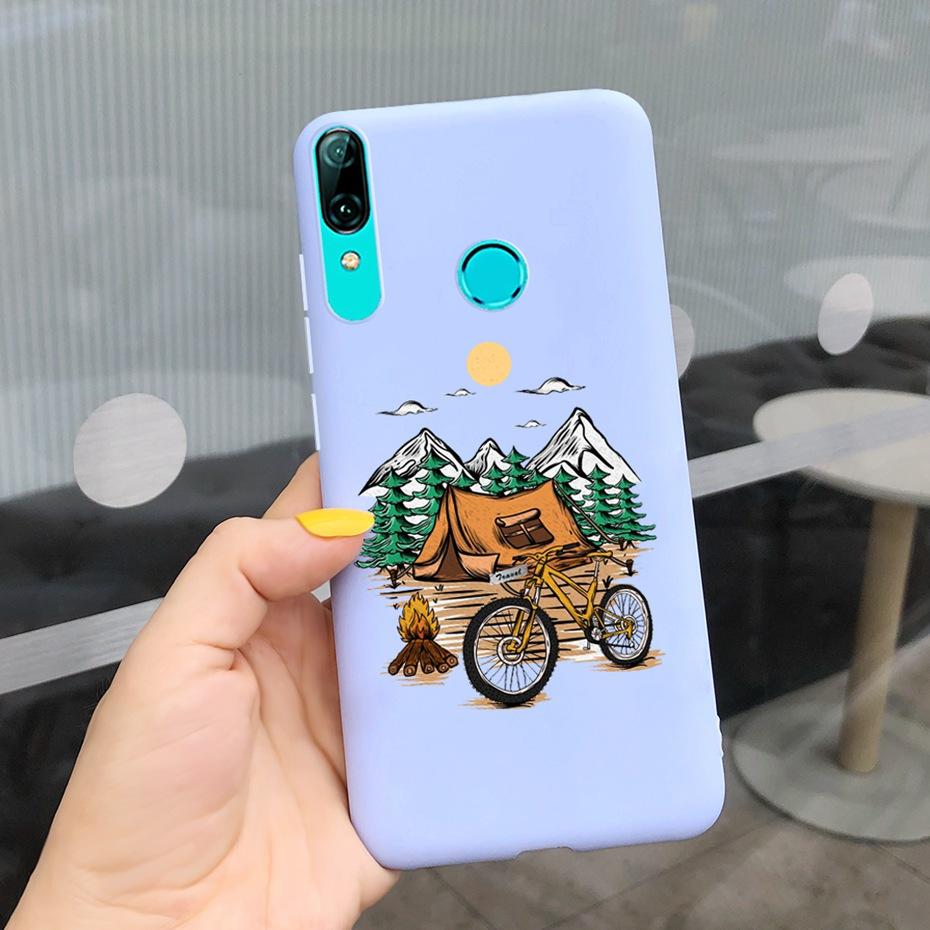 Lovely Silicone Case For Huawei P Smart 2019 Case Huawei PSmart 2019 Soft Back Cover Funda Bumper POT-LX1 POT-LX3 Phone Case