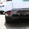 2 Stück Glänzendes Schwarz Chrom Edelstahl Auto Auspuffendrohr Abdeckung Zierleiste Für Range Rover Sport 2018 2019 2020 Baujahr Zubehör