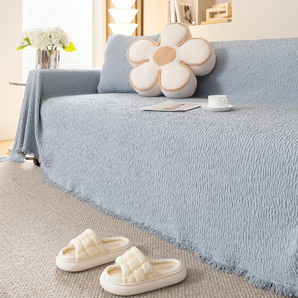 Four Seasons Universal Sofa Towel Chenille Simple Fashion Non-slip Sofa Cover Cloth Cushion Dust Cover